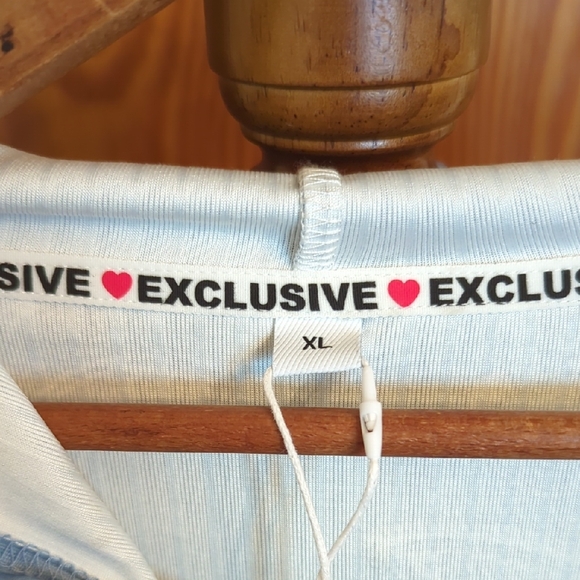 Blue and White Relaxed Hoodie - Picture 4 of 17